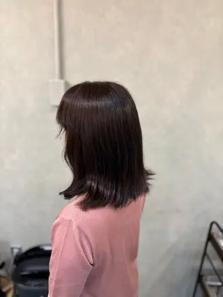 ミディアム カラー Hair ruup 平良那生のヘアスタイル