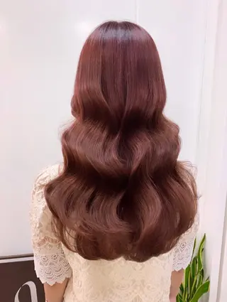 ロング カラー ヘアアレンジ 柔らか垢抜けｶﾗｰと ｶｯﾄ🫧ASUKAのヘアスタイル
