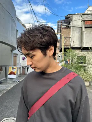 パーマ メンズ 似合わせカット /パーマ岡本淳平のヘアスタイル