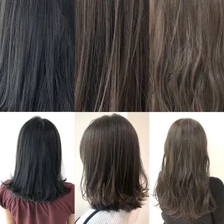 カラー 💖ブリーチなし透明 感💖ASAHIのヘアスタイル