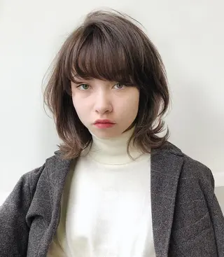 ミディアム カラー 徳本 駿太のヘアスタイル