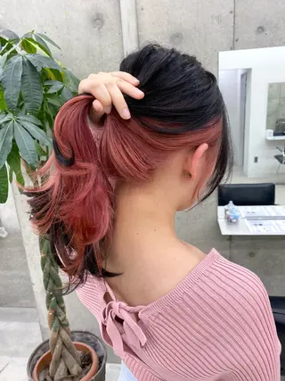 セミロング 中道 晶のヘアスタイル