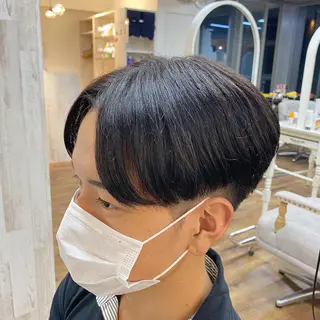 ショート メンズ 大場 優のヘアスタイル