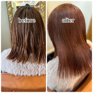 ミディアム ⚪️髪質改善 縮毛 店長 コウ⚪️のヘアスタイル