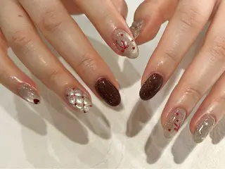 ネイル 🫧なちゅ盛れ/ ちゅるん/EVA🫧のネイルデザイン