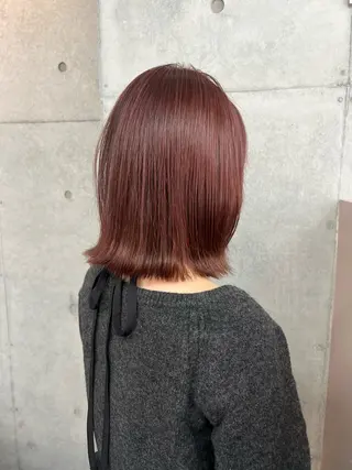 ミディアム カコ/レイヤーカット ヘアアレンジのヘアスタイル