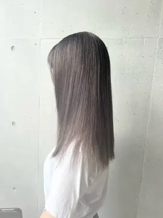 ミディアム 艶髪レイヤー/ ハイトーンKeitaのヘアスタイル