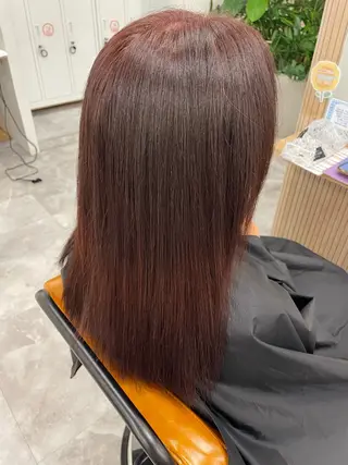 セミロング カラー ROPE ナナミのヘアスタイル