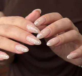 ネイル By moonネイル 🌷ワンホン/韓国風のネイルデザイン