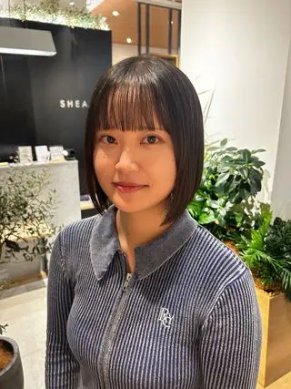 ミディアム 暖色カラー 奥村陽花のヘアスタイル