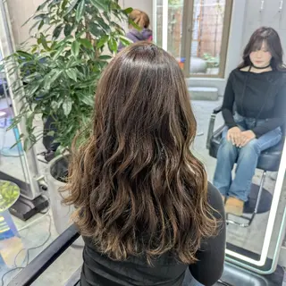 セミロング EDeN Ryo  りょう/福岡エクステのヘアスタイル