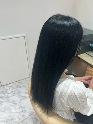ロング カラー 骨格／顔型／診断／ 伏見／飯味 華菜のヘアスタイル