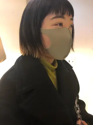 ショート カラー eri kinjoのヘアスタイル