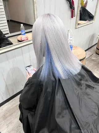 ミディアム カラー 艶髪/ハイトーン特化 店長/SHOHEIのヘアスタイル