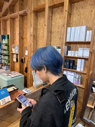 メンズ 🍀ブリーチ屋さん/ ダブルカラー・あずみのヘアスタイル