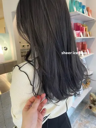 ロング カラー パーマ メンズ cipre miyabiのヘアスタイル