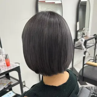 ショート カラー パーマ ヘアアレンジ メンズ キッズ ネイル マツエク・マツパ アイブロウ mona/ ストレートスタイル✨のヘアスタイル