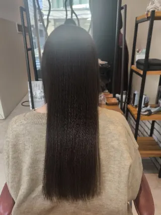 ロング カラー 髪質改善トリートメントループス大倉山店所属・けい もえこのヘアスタイル