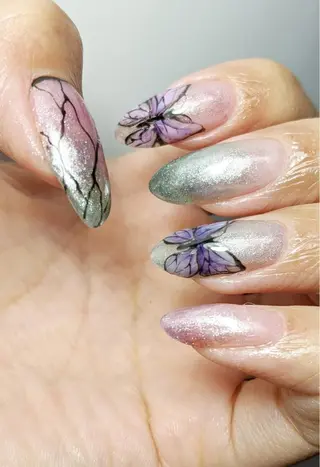 ロング カラー ネイル Eve nailのネイルデザイン