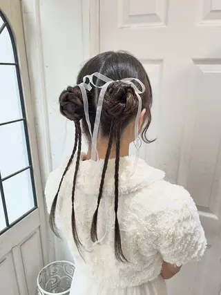 ロング ヘアアレンジ uros.所属・🩵aiko / モデル募集中️🩵のヘアスタイル