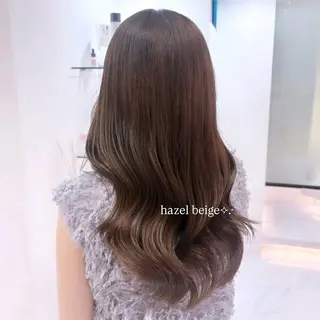 ロング カラー 𝑚𝑖𝑤𝑎 /名駅/透明感カラーのヘアスタイル