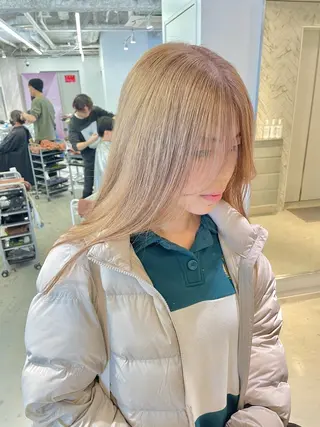 セミロング 🎗副店長/井上 竜 ブリーチ指名No.1のヘアスタイル