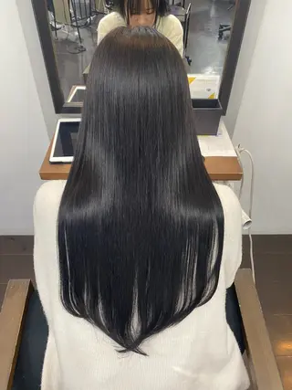 ロング カラー ヘアアレンジ 🍒ᩚ名駅/艶髪 縮毛矯正/あゆ🍒ᩚのヘアスタイル