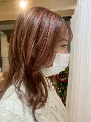 カラー fizelle akari🌷のヘアスタイル