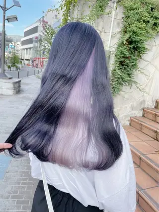 カラー 🌈推し活ハイトーン 💫荒川結星のヘアスタイル