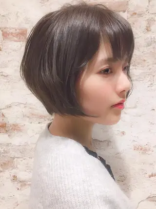 ショート ヘアアレンジ Watai 艶髪 當間 大知のヘアスタイル