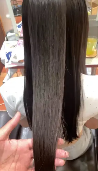 セミロング 長谷川 賢治のヘアスタイル