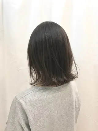 ミディアム 縮毛矯正 髪質改善寺坂雄飛💐のヘアスタイル