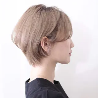 ショート ハイトーン/ブリーチ 栄/Sayakaのヘアスタイル