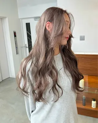 ロング カラー 大阪梅田/ イマムラミヅキのヘアスタイル