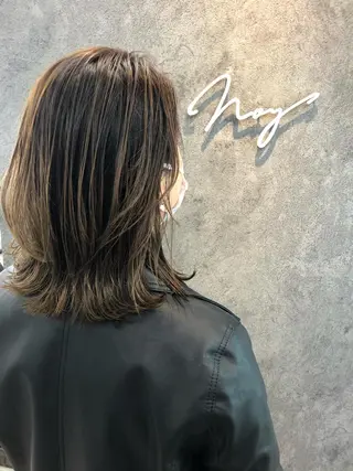 セミロング Noyヨシモト ヒロトのヘアスタイル