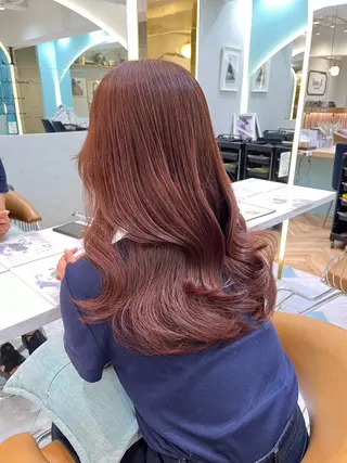 ロング カラー レイヤー/髪質改善/ 美髪矯正/手塚凌のヘアスタイル