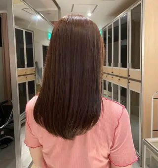 セミロング カラー 🌻暖色カラー🌻 sakuraのヘアスタイル