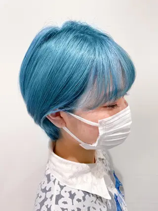 ショート カラー ハイトーン特化 川井優汰のヘアスタイル
