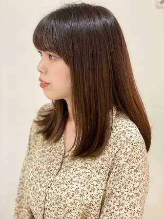セミロング 吉田 翔太のヘアスタイル
