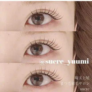 マツエク・マツパ sucre所属・小林 優美のマツエク・マツパデザイン