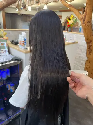 ロング 名取 純平のヘアスタイル