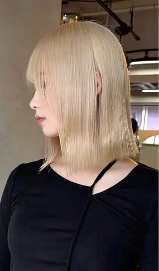 ミディアム カラー 心斎橋難波/カラー ココロのヘアスタイル