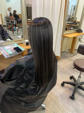 セミロング hair＆make LAMP所属・LAMP mashiroのヘアスタイル