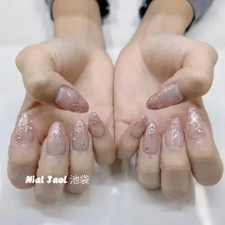 セミロング ネイルJaol 池袋のネイルデザイン