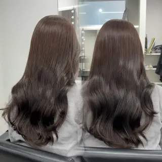 セミロング ブリーチなし透明感 🪄aoi🤎のヘアスタイル