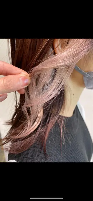 ミディアム カラー カラー特化美容師 サトウリュウマのヘアスタイル
