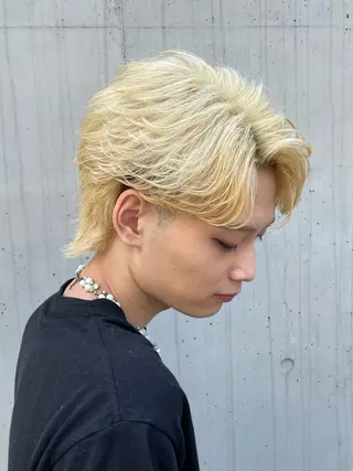 ショート カラー パーマ ヘアアレンジ メンズ 亀井隆汰/メンズ専門 パーマ特化美容師のヘアスタイル