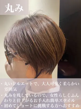 ショート くびれミディアム/似 合わせ/鎌倉/edAのヘアスタイル