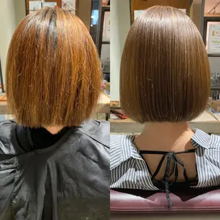 ミディアム カラー むらたねね🌻 艶髪🫧韓国ヘアのヘアスタイル