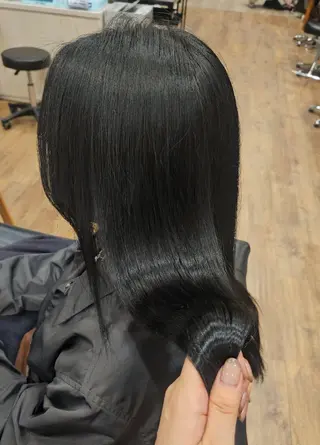 ロング カラー 関口 友菜のヘアスタイル
